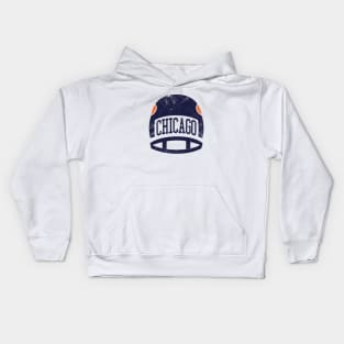 Chicago Retro Helmet - White Kids Hoodie